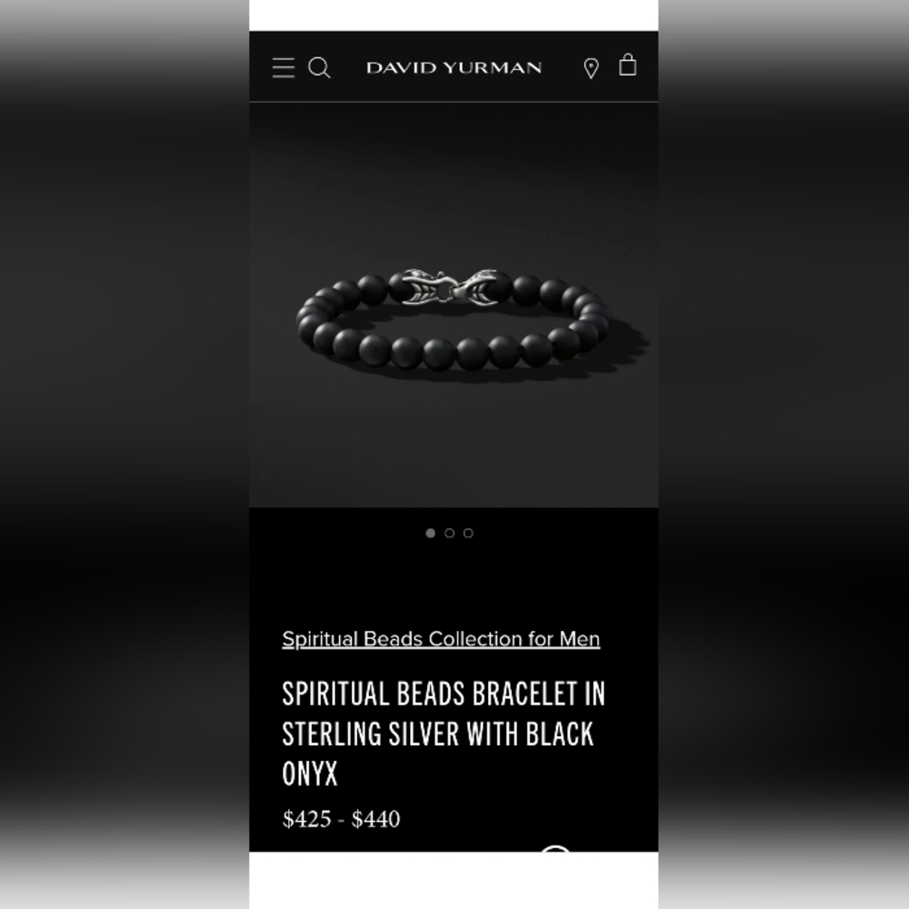 DAVID YURMAM SPIRITUAL BEADS BRACELET.
